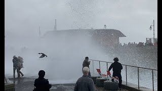 Pacifica Pier Large Waves 12282023 [upl. by Finlay81]