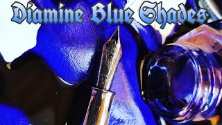 Diamine ink Blue Shades  Pen Friend [upl. by Ecydnac]