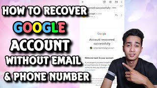 HOW TO RECOVER GOOGLE ACCOUNT WITHOUT EMAIL AND PHONE NUMBER TAGALOG 2020 [upl. by Ilegna]