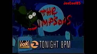 The Simpsons Fox Promo 1993 “Treehouse of Horror IV“ S05E05 30 second [upl. by Ekal]