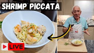 Tagliatelle in a Shrimp Piccata Lemon Sauce by Pasquale Sciarappa [upl. by Corson]