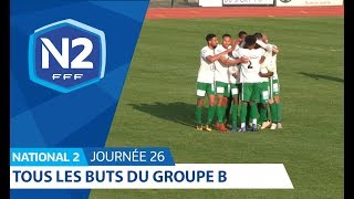 26ème journée  National 2B  Tous les buts [upl. by Nimaynib481]