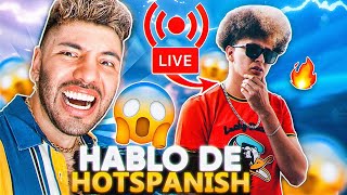 AARON ECHEVERRIA habla de HOTSPANISH en un LIVE 🔴 [upl. by Goldstein615]