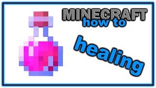 How to Make a Potion of Healing  Easy Minecraft Potions Guide [upl. by Avron]