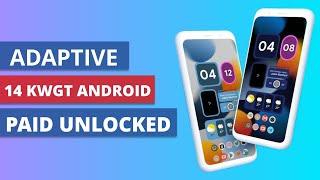 Best Free Adaptive 14 KWGT Widget Pack App for Android [upl. by Toogood7]