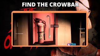 How to find the crowbar OF THE SOUND OF FEAR MAP HORROR FORTNITE Crowbar location CODE TUTORIAL [upl. by Erminia]