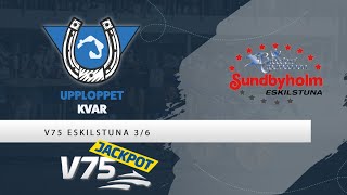 V75TIPS  UPPLOPPET KVAR  ESKILSTUNA JACKPOT 36 2023  TRAVSTUGANSE 5 [upl. by Sheffie166]