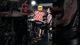 He makes 220 BPM look so EASY shorts drums music how [upl. by Noiroc]