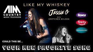 Jessie G quotLike My Whiskeyquot interview with Aim Country Music Television [upl. by Nner]