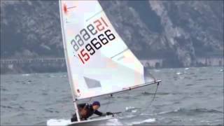 Laser sailing 10 Starkwind Halse [upl. by Olaznog]