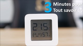 Capteur dhumidité et température Xiaomi Mijia  3 minutes pour tout savoir [upl. by Jahdiel231]