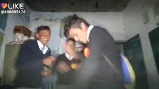 New year party in school time311218😍😍😆😆स्कूल में नये साल पर दोस्तों के साथ डांस [upl. by Fairman]