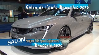 2021 Peugeot 508 Sport Engineered Interior Exterior Salon de lauto bruxelles 2020 Brussels [upl. by Herby]