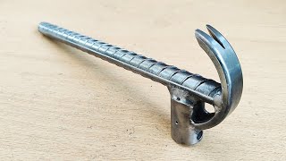 inventions and very practical work crafts of welders  Homemade iron hammer [upl. by Ragg]