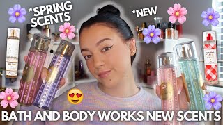 🌸REVIEWING THE BRAND NEW SPRING BATH AND BODY WORKS SCENTS HUGE HAUL🌸 [upl. by Nawiat]