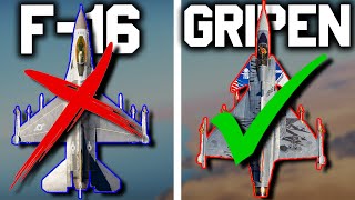 F16A VS Gripen A Close Matchup  WarThunder [upl. by Leclair285]