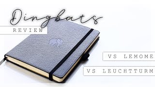 DINGBATS Bullet Journal Notebook Review  Comparison [upl. by Nee737]