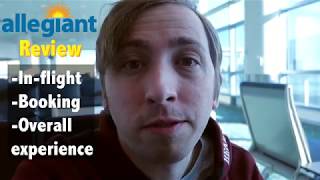 Allegiant Review — My Flight Experience on the Budget Airline Vlog [upl. by Ettelrats]