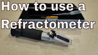 how to measure salt level in saltwater aquarium  how to measure salinity using a refractometer [upl. by Thetos]