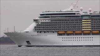 Independence of the Seas Revitalised returns to Southampton First Video View from the shore The UK [upl. by Halfdan]