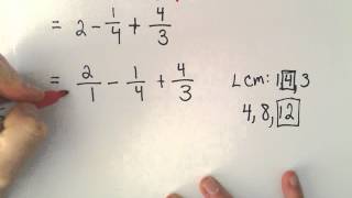 The Order of Operations With Fractions and Decimals Ex 1 [upl. by Amle]