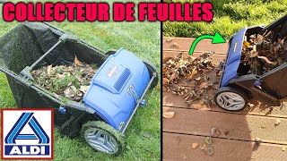 ALDI collecteur de feuilles et dherbe EINHELL aspirateur à feuille et pelouse type Gardena 356520 [upl. by Torbart]