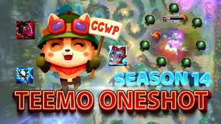 HƯỚNG DẪN CÁCH CHƠI TEEMO ONESHOT BÁ ĐẠO MÙA 14  TEEMO GUIDE  META TEEMO TOP [upl. by Annahsar627]