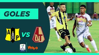 Alianza Petrolera vs Tolima 02 Liga BetPlay Dimayor 20221  Fecha 17 [upl. by Sudnac]