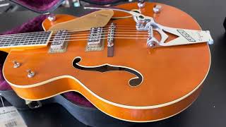 Gretsch G6120TBSSMK Brian Setzer Signature Nashville 59 quotSmokequot 2022 [upl. by Ahseka]