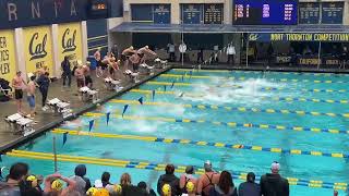 ASU 11507 200 Free Relay Cal amp ASU Men Tie in Final Meet Score [upl. by Koren]