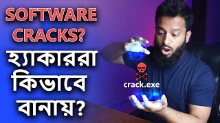 How Do Hackers Crack Softwares Practically Explained In Bangla [upl. by Dust959]