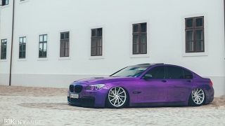 Mad Purple BMW 7er on Vossen Wheels [upl. by Nostaw798]