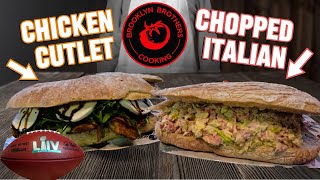 Craziest Chicken Cutlet Hero amp The Seriously Epic Chopped Italian Hero [upl. by Llohcin]