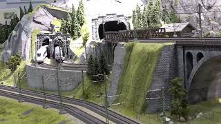 Märklin Epoch V Railroad Layout  Great Model Railway with many highlights H0 model railroad [upl. by Otho]