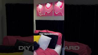 DIY Headboard💖 collegedorm diy tutorial diyheadboard [upl. by Burchett]