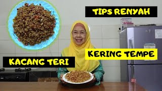 RESEP KERING TEMPE KACANG  TIPS AGAR RENYAH TAHAN LAMA [upl. by Stesha923]