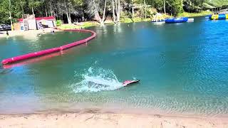 RC Speed Boat Joysway Bullet V3 Modified Horseshoe Resort Lake 2022 [upl. by Potter]