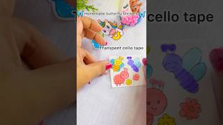 Diy Butterfly 🦋 homemade stickers satisfying shorts short [upl. by Underwood]