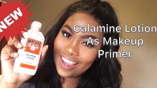 Calamine Lotion As Makeup Primer  South African YouTuber [upl. by Enajiram]