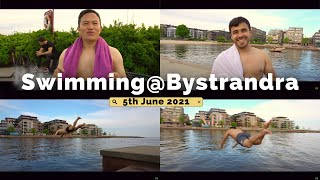 Swimming at Bystranda  Kristiansand Norway  Vlog 10 Shot on Sony a6100 raisonji [upl. by Ettenaej]