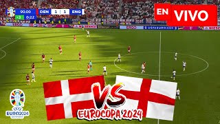 🔴 DINAMARCA 1  1 INGLATERRA PARTIDO EN VIVO  EUROCOPA 2024 EN DIRECTO  NOTICIAS DEL VERDE TV [upl. by Silecara]