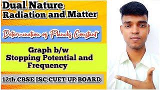 Determination of Plancks Constant by 📈 stopping Potential and Frequency 12th CBSE ISC CUET UP BOARD [upl. by Yrrum549]