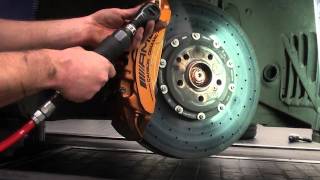 AMG Carbon Ceramic brake how to change [upl. by Mundt]