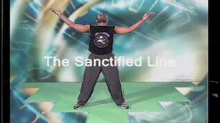 Gospel Line Dance  Sanctified Line  Fun Low Impact Praise Dance [upl. by Schecter]