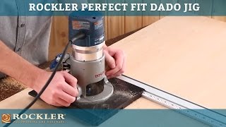 Rockler Perfect Fit Dado Jig [upl. by Yerahcaz]