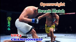 【UFC  Open weight】JUSSIER FORMIGA vs CHAEL SONNEN【EA SPORTS UFC4】 [upl. by Nyrak833]