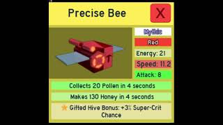 Spicy bee vs precise bee bss [upl. by Ojeillib]