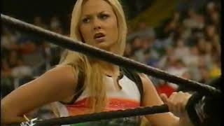 093001 HEAT  Stacy Keibler amp Taz vs Torrie Wilson amp Tajiri RARE [upl. by Ahcila]