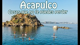 🔥 Acapulco Guerrero las mejores cosas qué hacer en Acapulco  Playas [upl. by Melony]