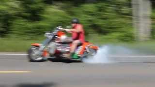 Boss Hoss 502 Burnout 1 [upl. by Novick97]